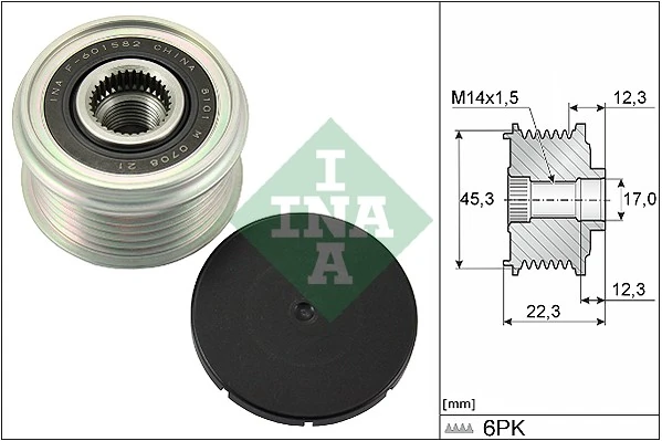 Alternator Freewheel Clutch